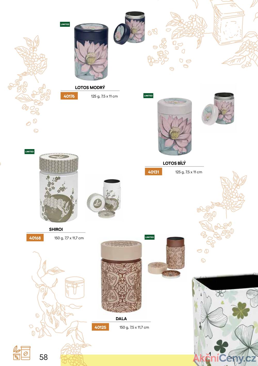 Leták Oxalis - čaj a káva
		  platný do 31.12.2025 - strana 60