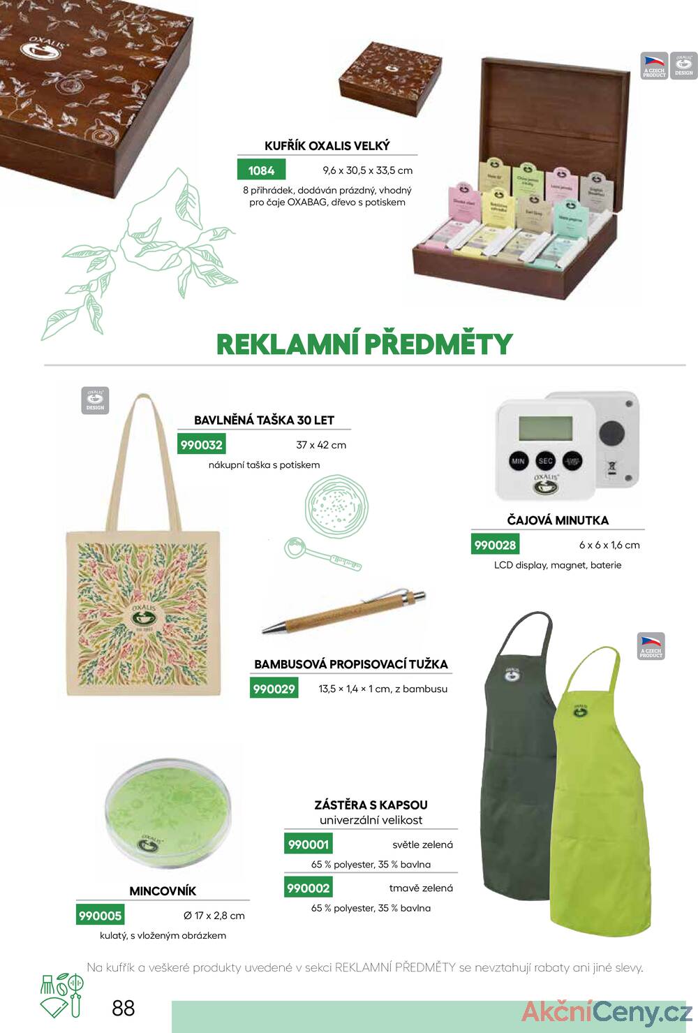 Leták Oxalis - čaj a káva
		  platný do 31.12.2025 - strana 90