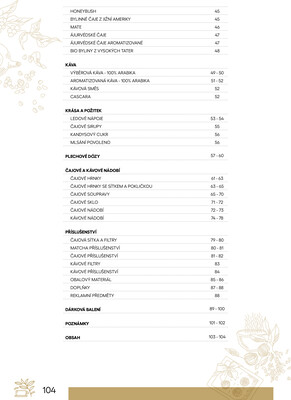 Leták Oxalis - čaj a káva
		  platný do 31.12.2025 - strana 106