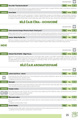 Leták Oxalis - čaj a káva
		  platný do 31.12.2025 - strana 27