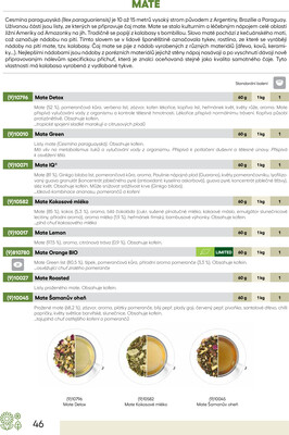 Leták Oxalis - čaj a káva
		  platný do 31.12.2025 - strana 48