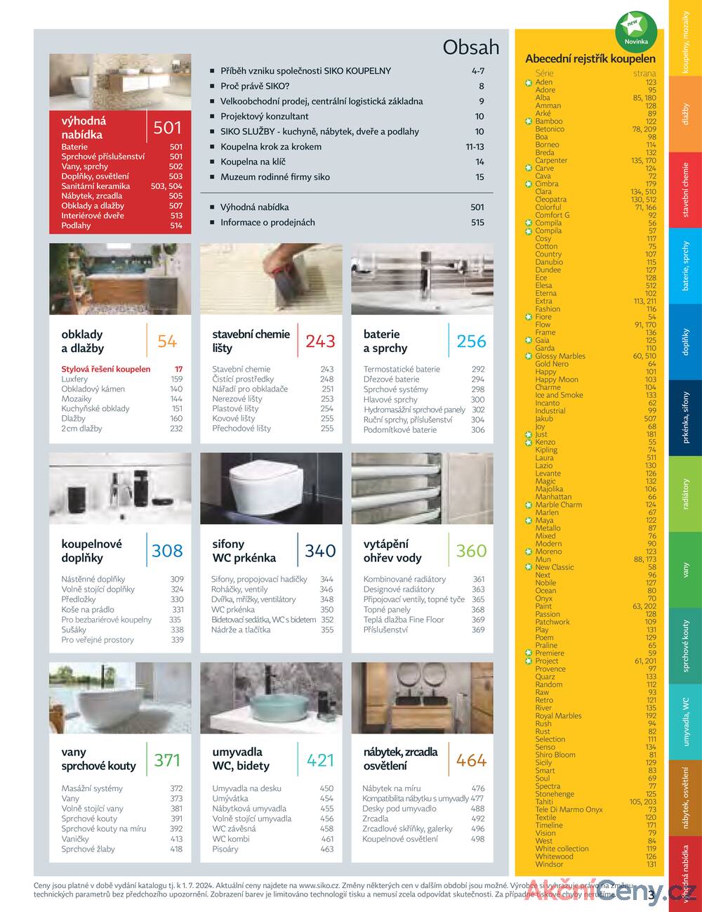 Leták Siko koupelny
platný do 31.12.2025 - strana 3