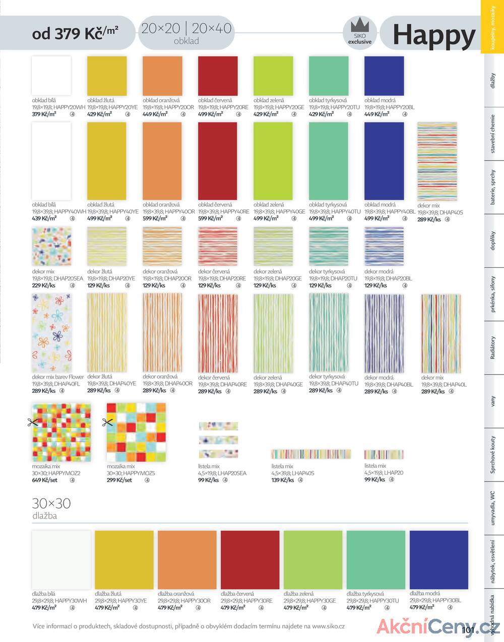 Leták Siko koupelny
platný do 31.12.2025 - strana 101