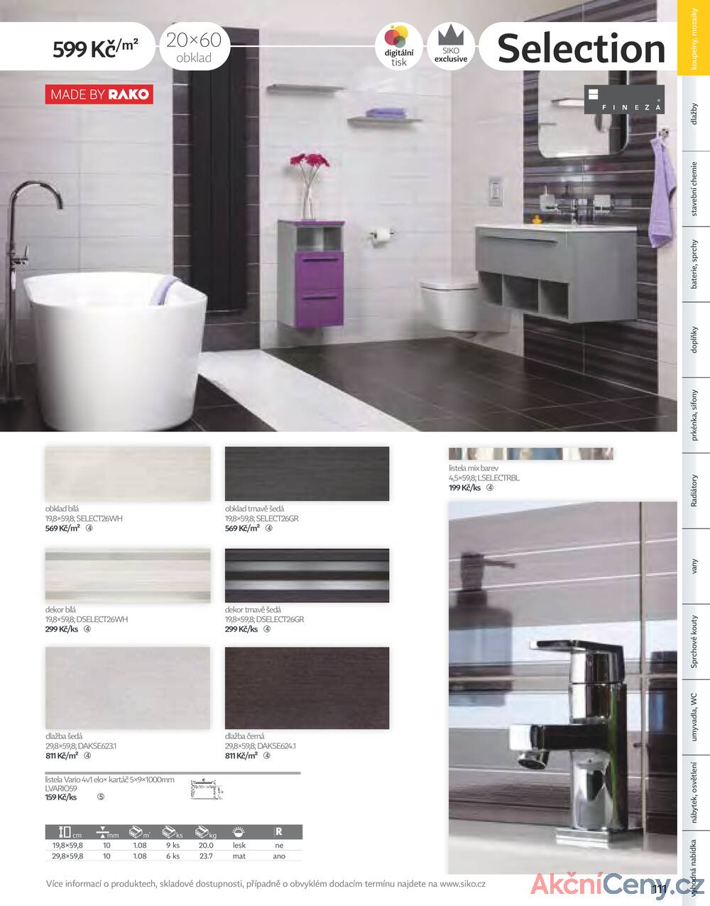 Leták Siko koupelny
platný do 31.12.2025 - strana 111
