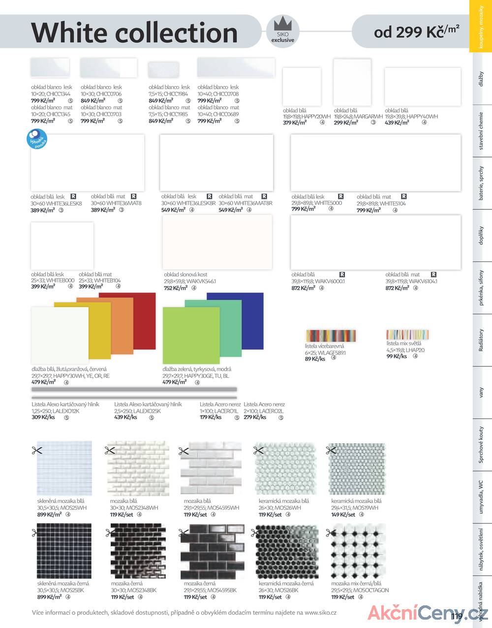Leták Siko koupelny
platný do 31.12.2025 - strana 119