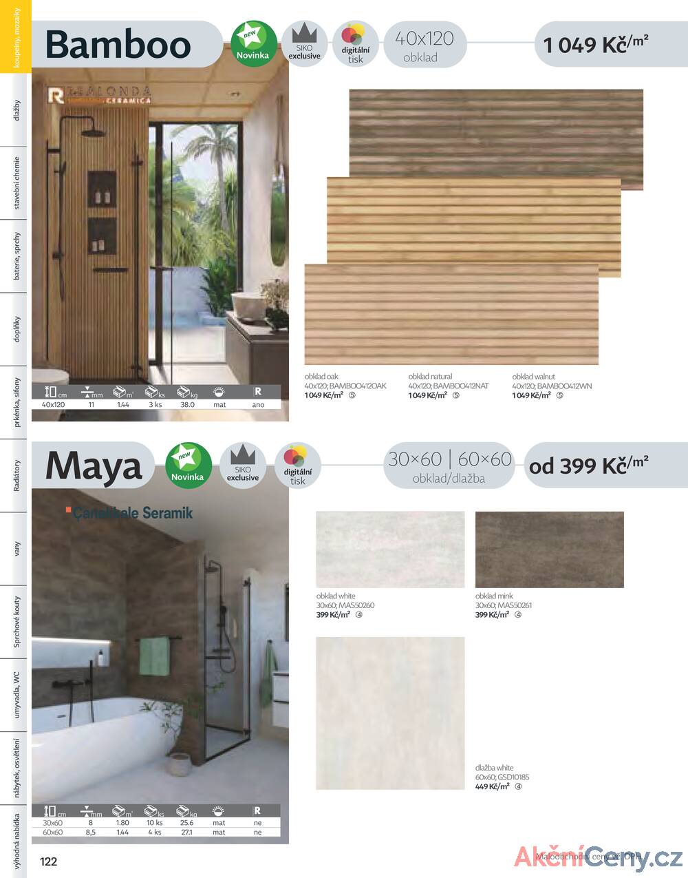 Leták Siko koupelny
platný do 31.12.2025 - strana 122