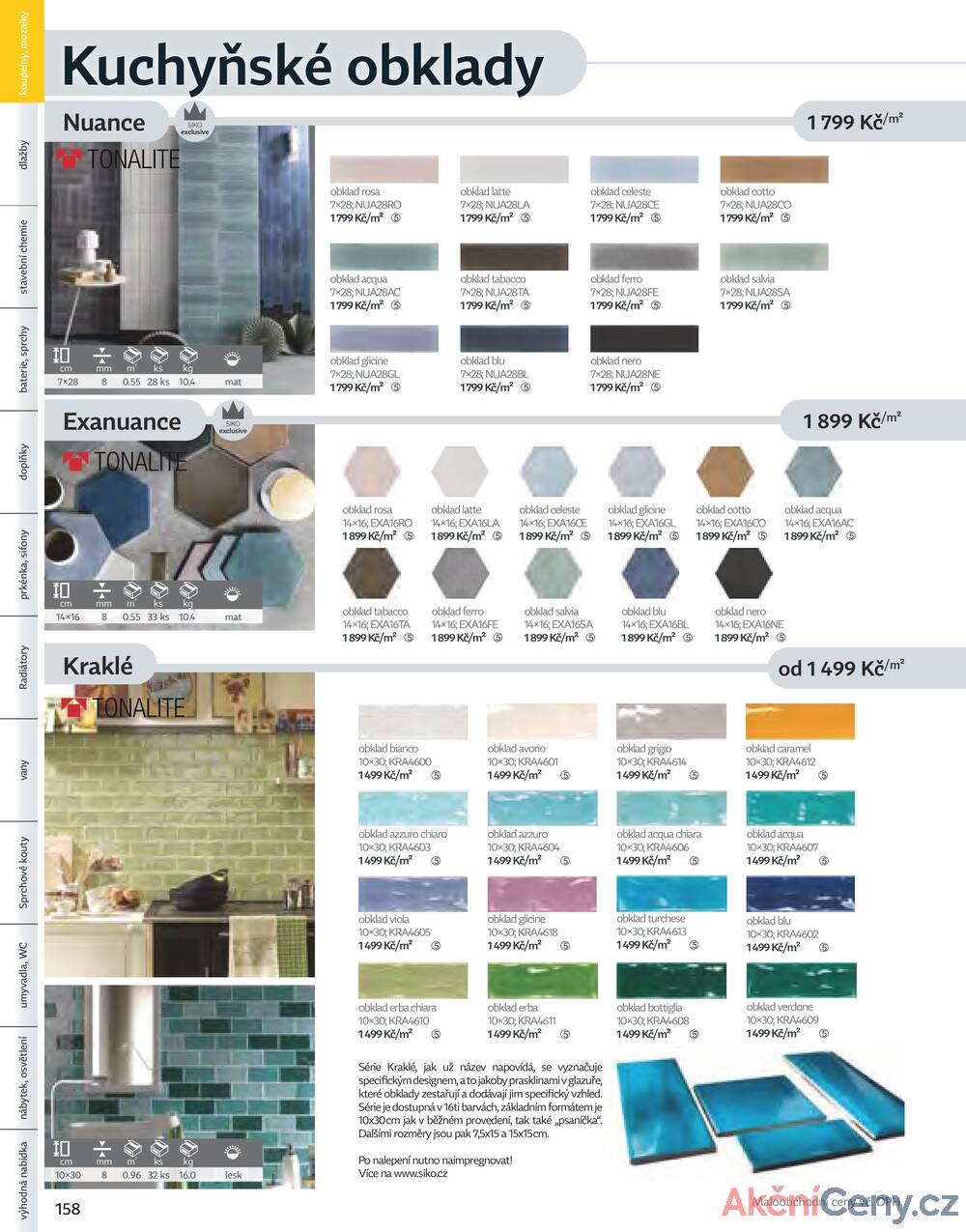 Leták Siko koupelny
platný do 31.12.2025 - strana 158