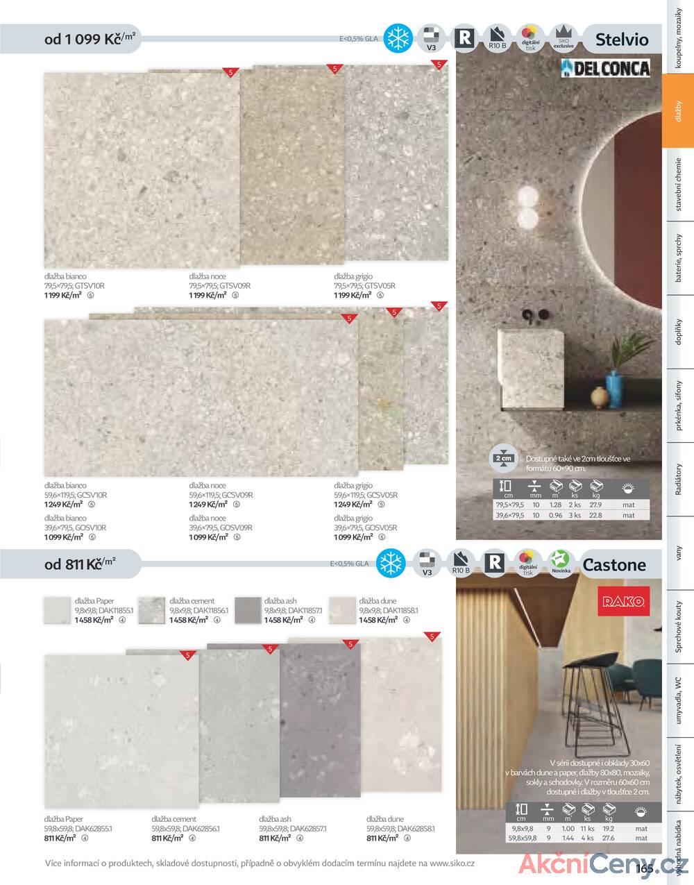 Leták Siko koupelny
platný do 31.12.2025 - strana 165