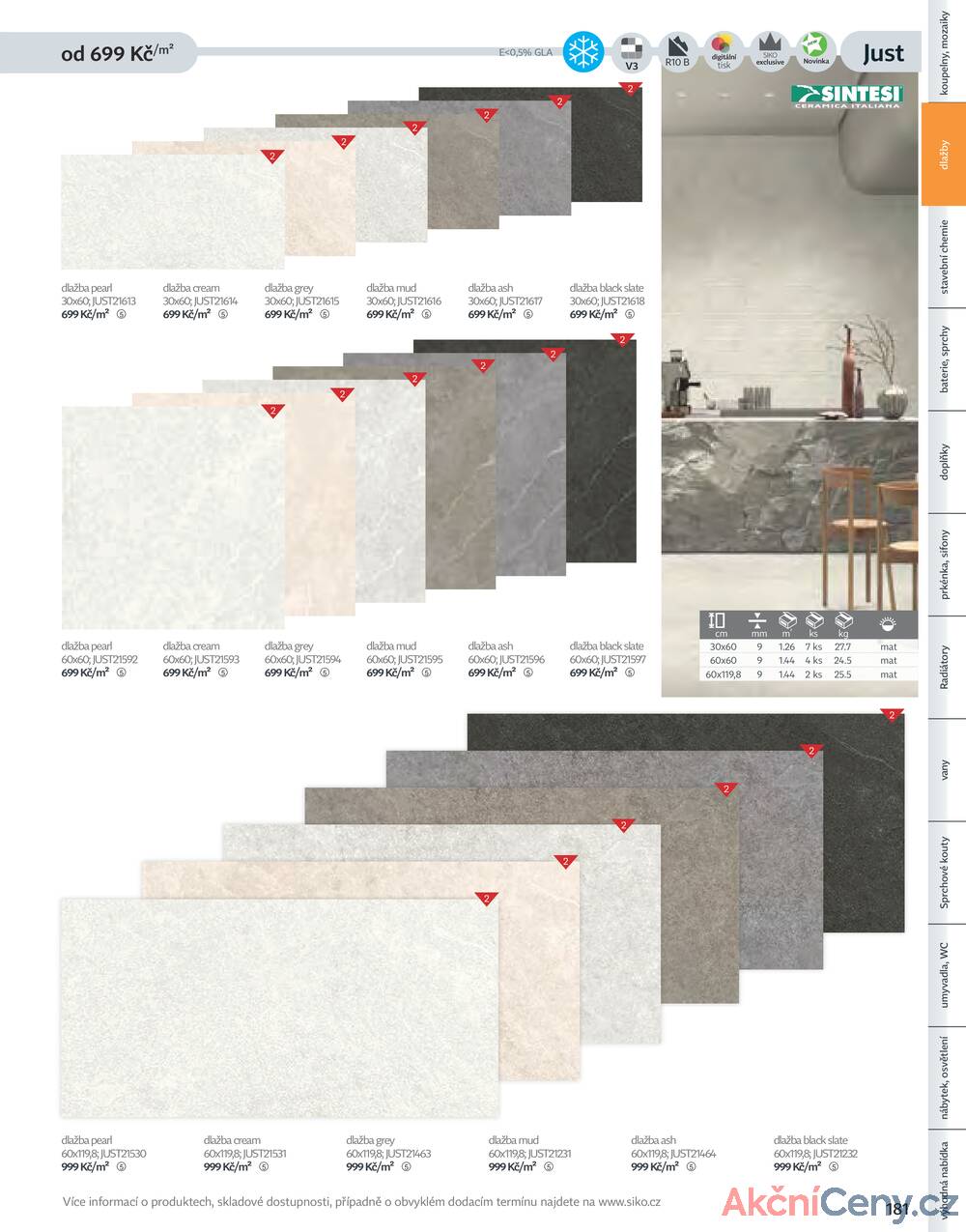 Leták Siko koupelny
platný do 31.12.2025 - strana 181