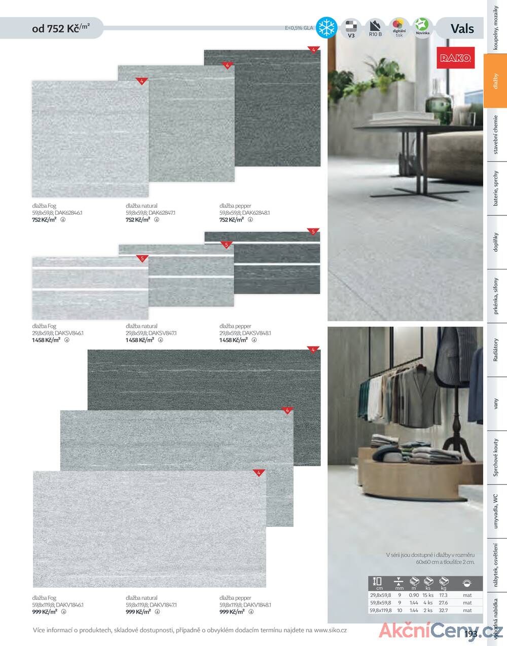 Leták Siko koupelny
platný do 31.12.2025 - strana 193