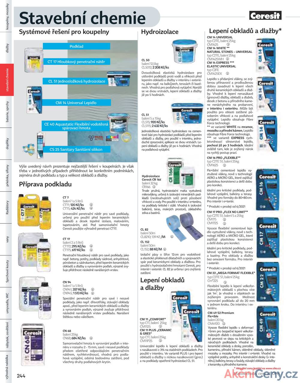 Leták Siko koupelny
platný do 31.12.2025 - strana 244