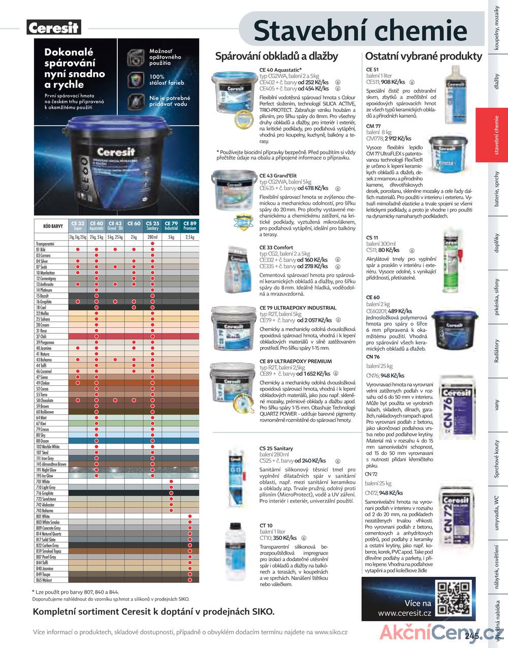 Leták Siko koupelny
platný do 31.12.2025 - strana 245
