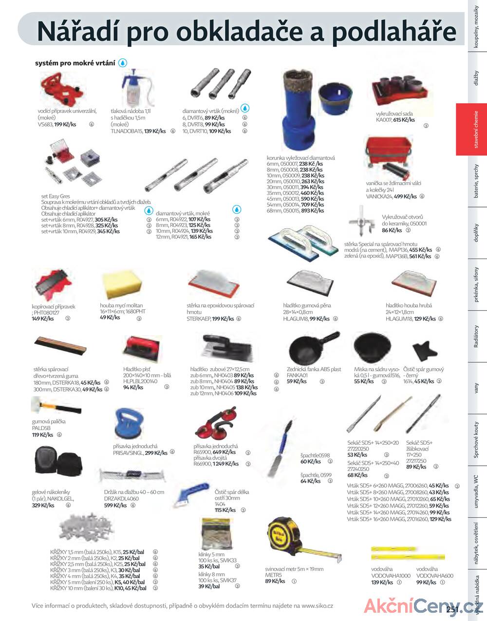 Leták Siko koupelny
platný do 31.12.2025 - strana 251