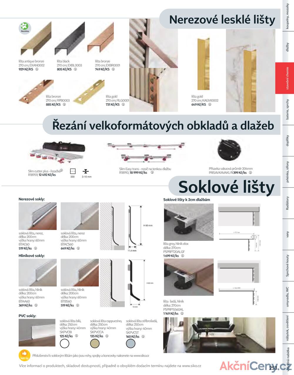 Leták Siko koupelny
platný do 31.12.2025 - strana 253