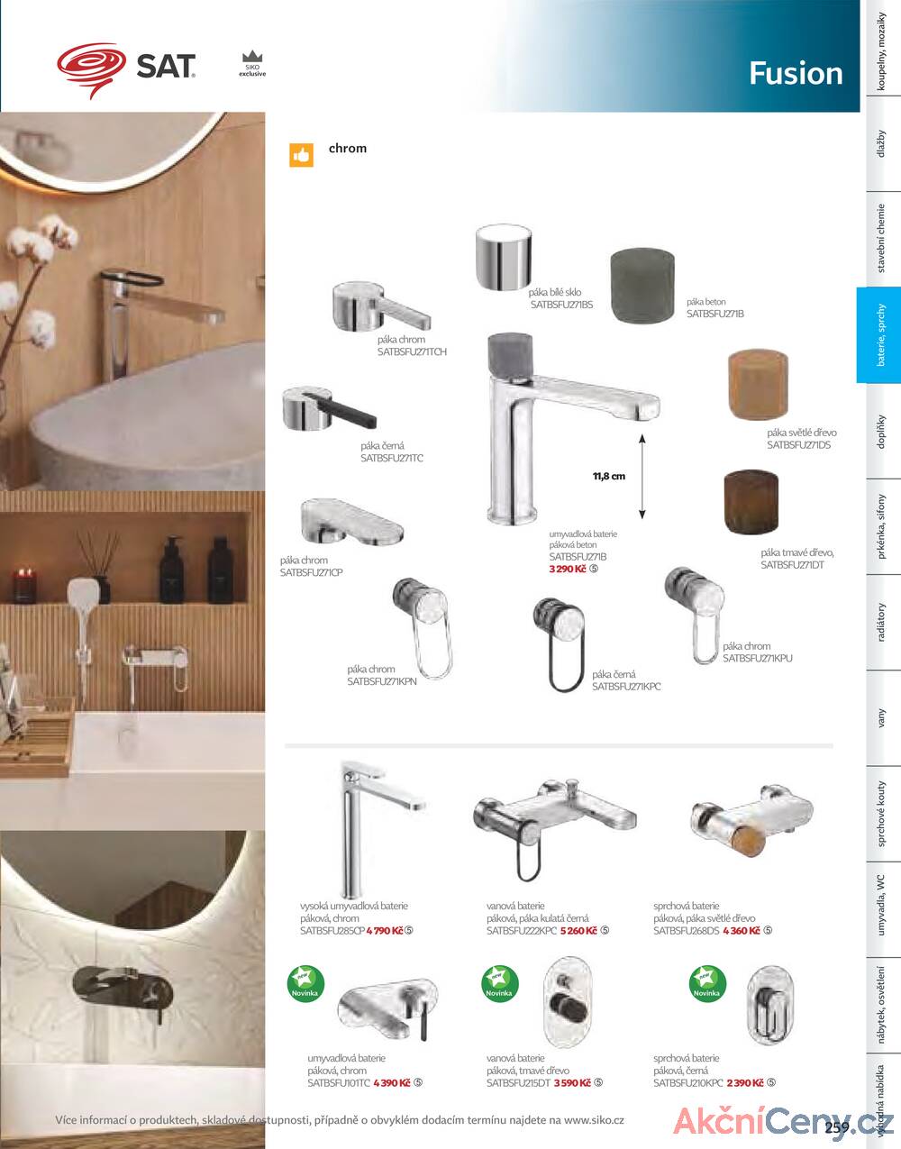 Leták Siko koupelny
platný do 31.12.2025 - strana 259