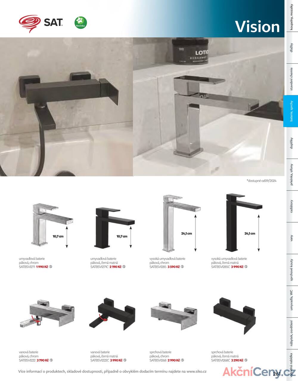 Leták Siko koupelny
platný do 31.12.2025 - strana 261
