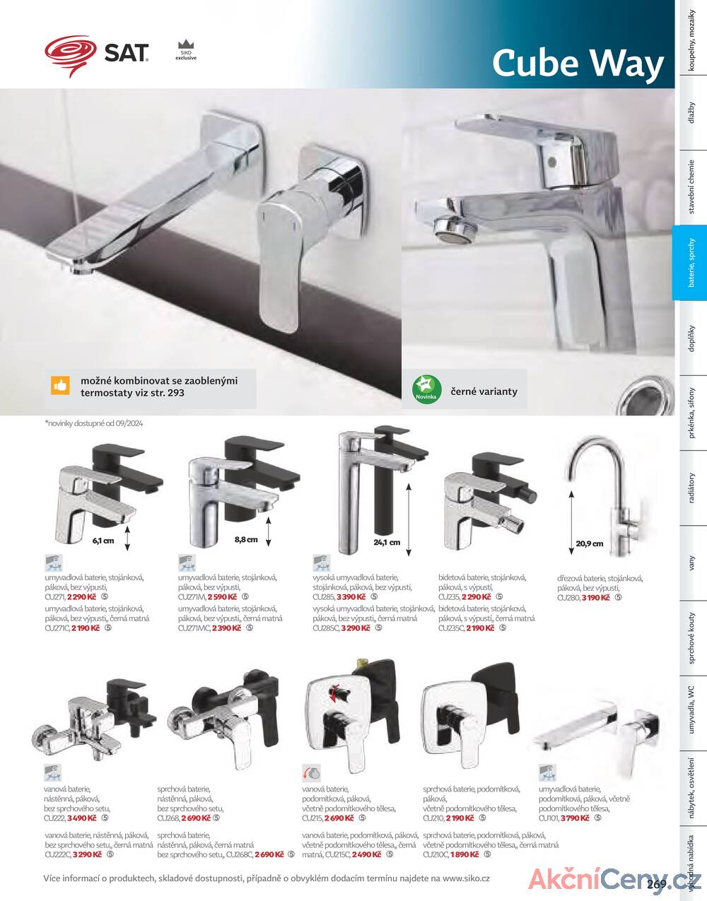 Leták Siko koupelny
platný do 31.12.2025 - strana 269