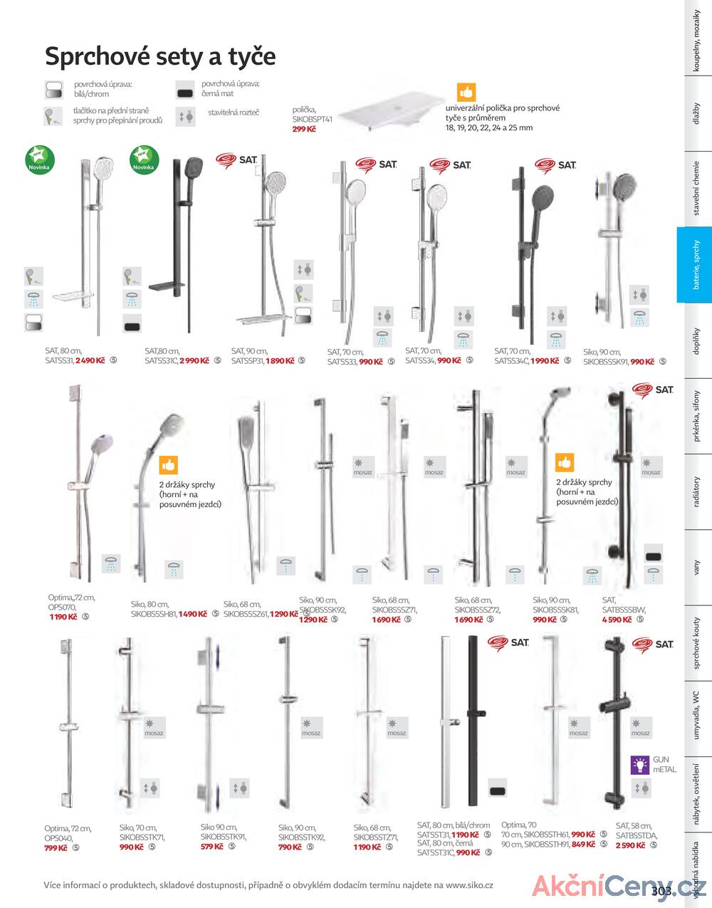 Leták Siko koupelny
platný do 31.12.2025 - strana 303