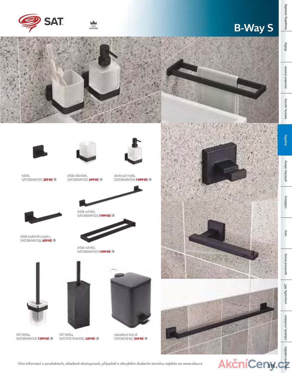 Leták Siko koupelny
platný do 31.12.2025 - strana 315