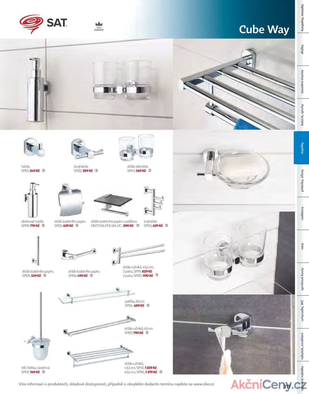Leták Siko koupelny
platný do 31.12.2025 - strana 317