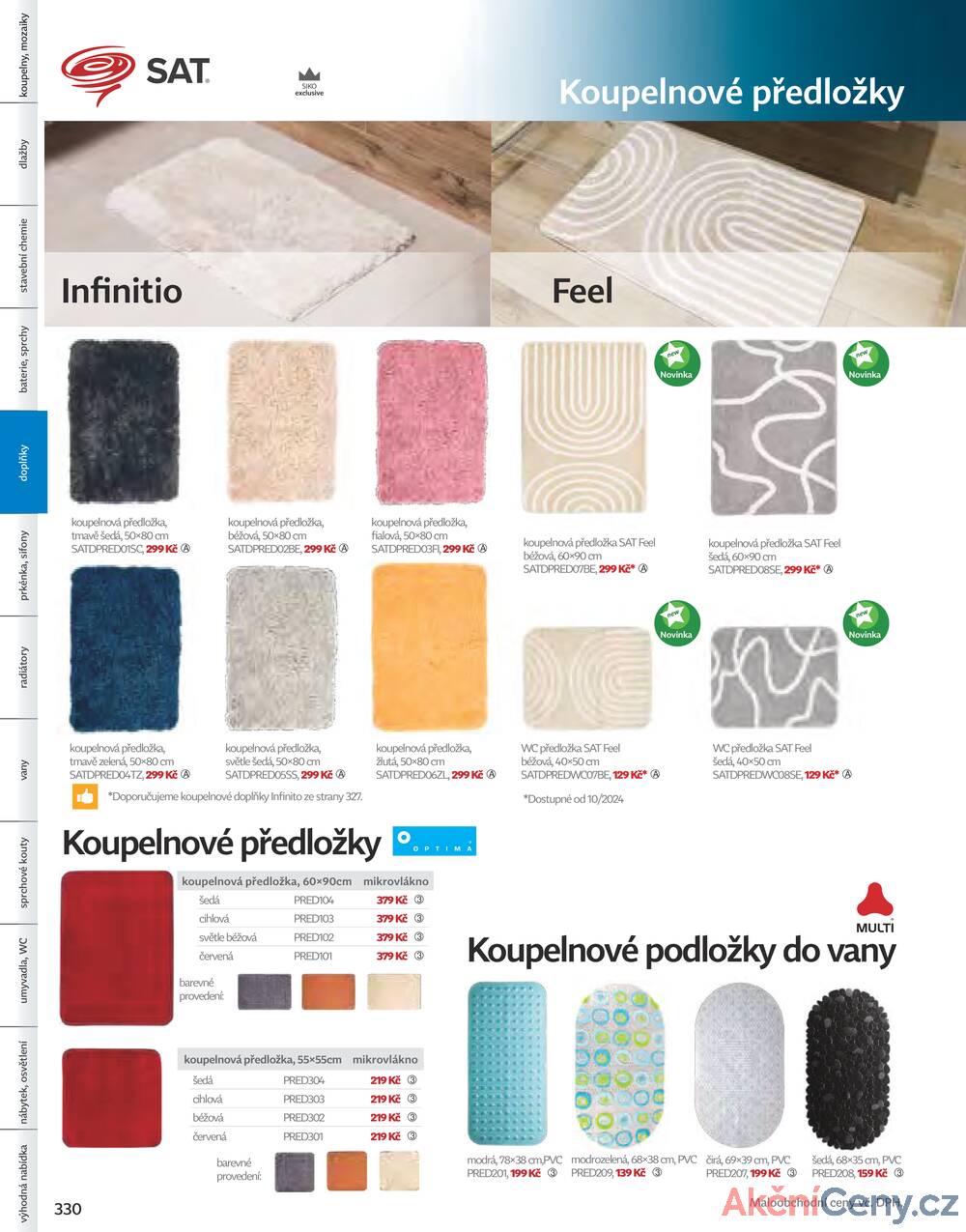 Leták Siko koupelny
platný do 31.12.2025 - strana 330