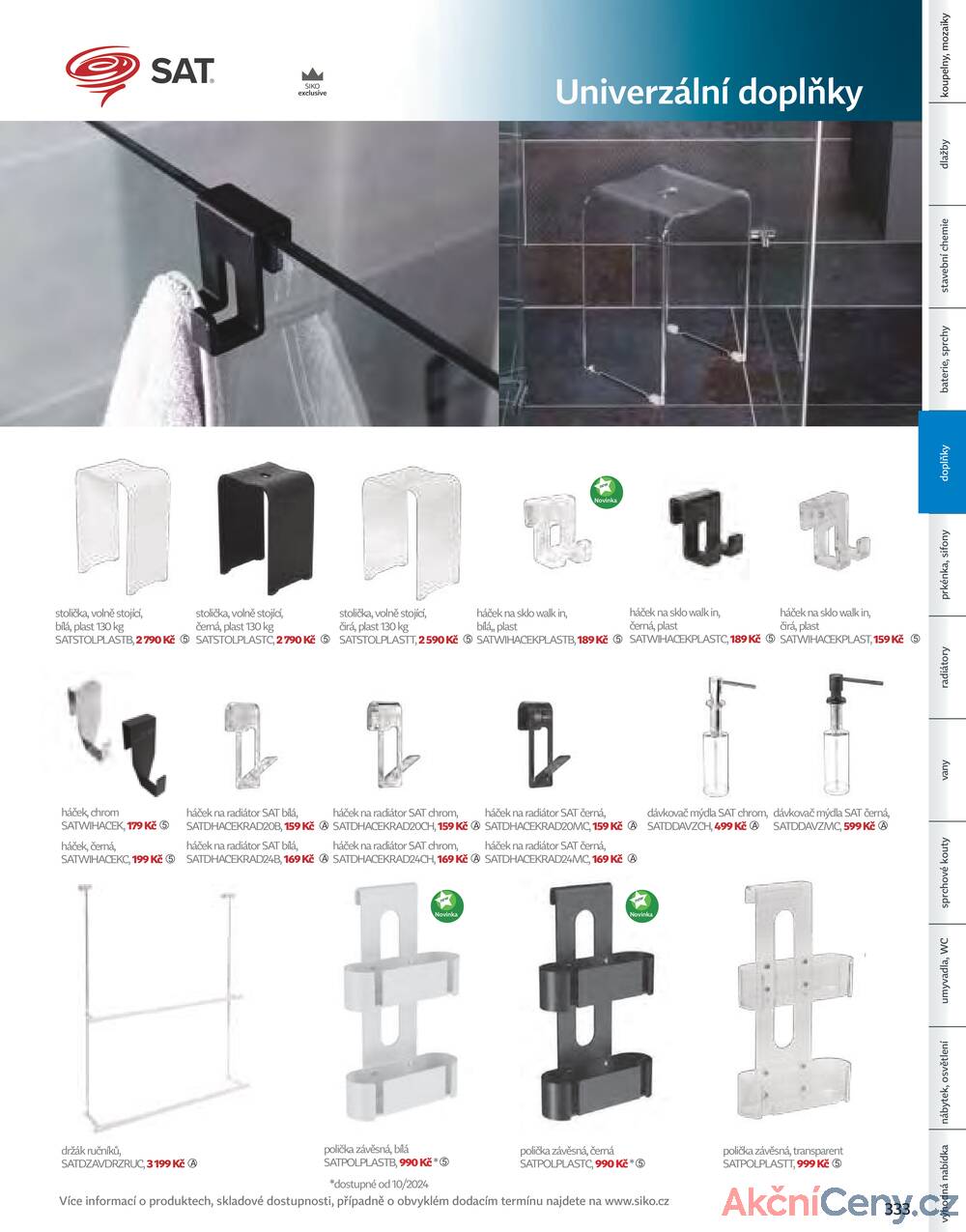 Leták Siko koupelny
platný do 31.12.2025 - strana 333
