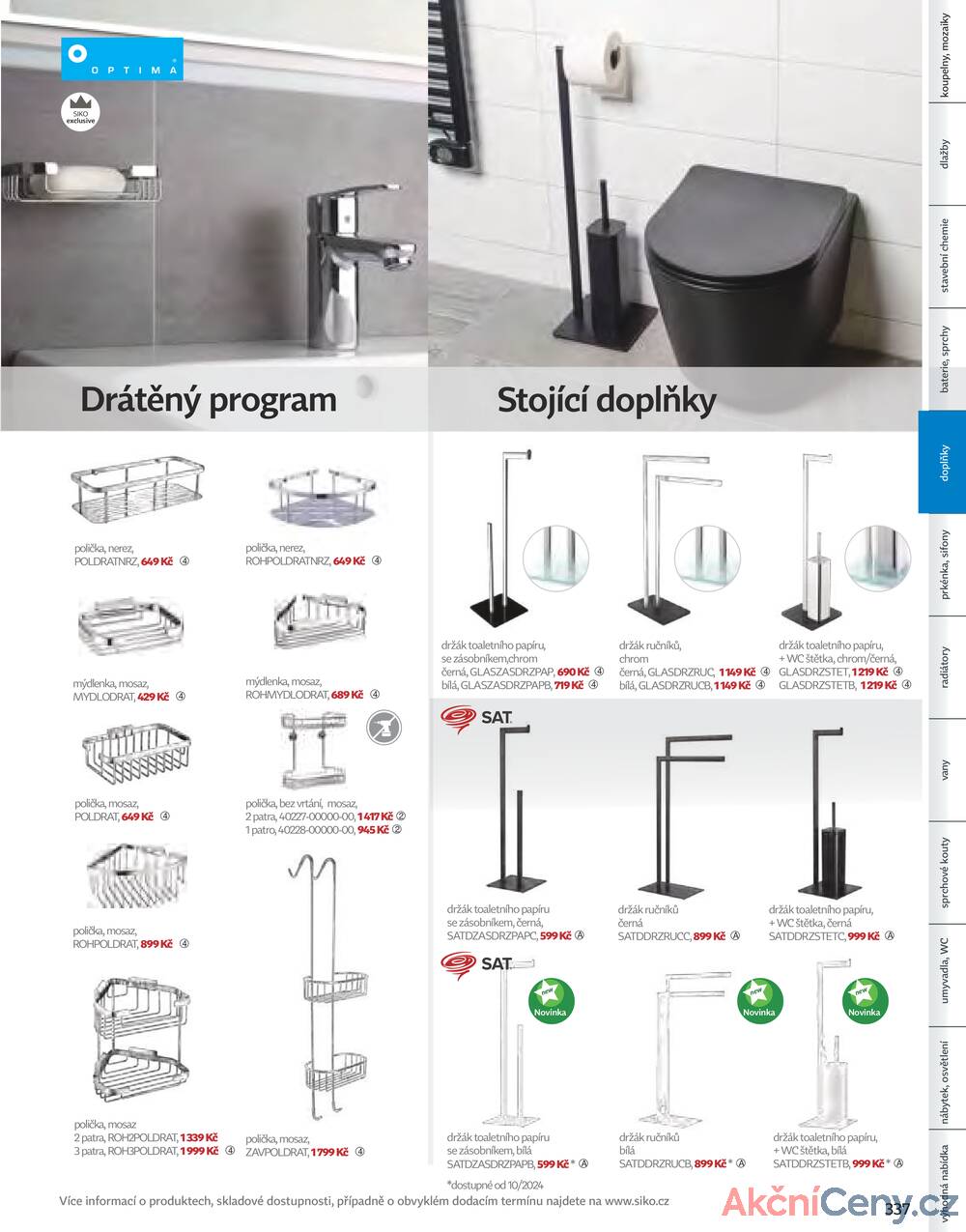 Leták Siko koupelny
platný do 31.12.2025 - strana 337