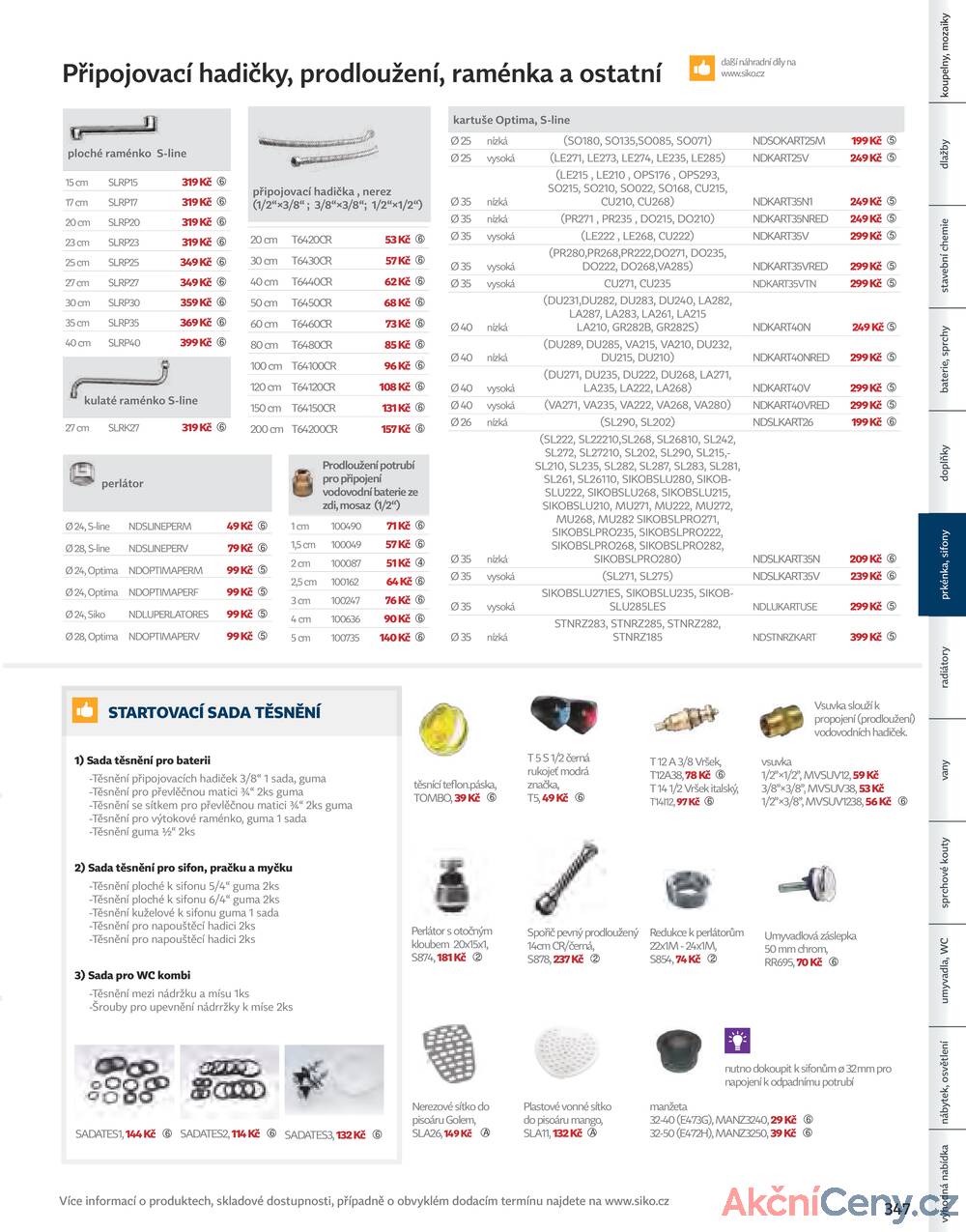 Leták Siko koupelny
platný do 31.12.2025 - strana 347