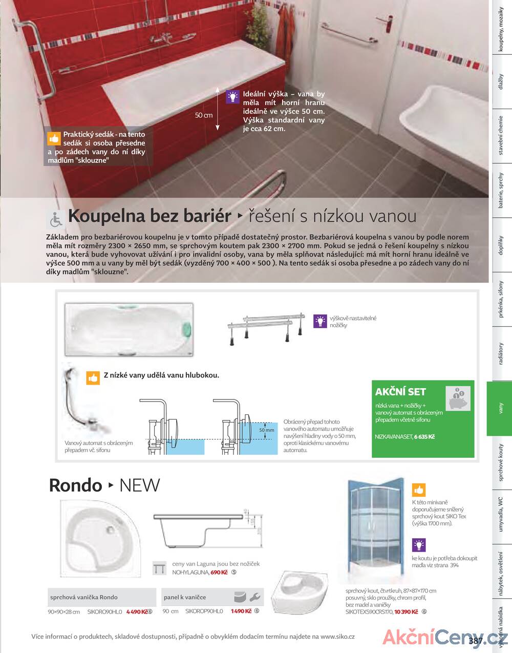 Leták Siko koupelny
platný do 31.12.2025 - strana 389