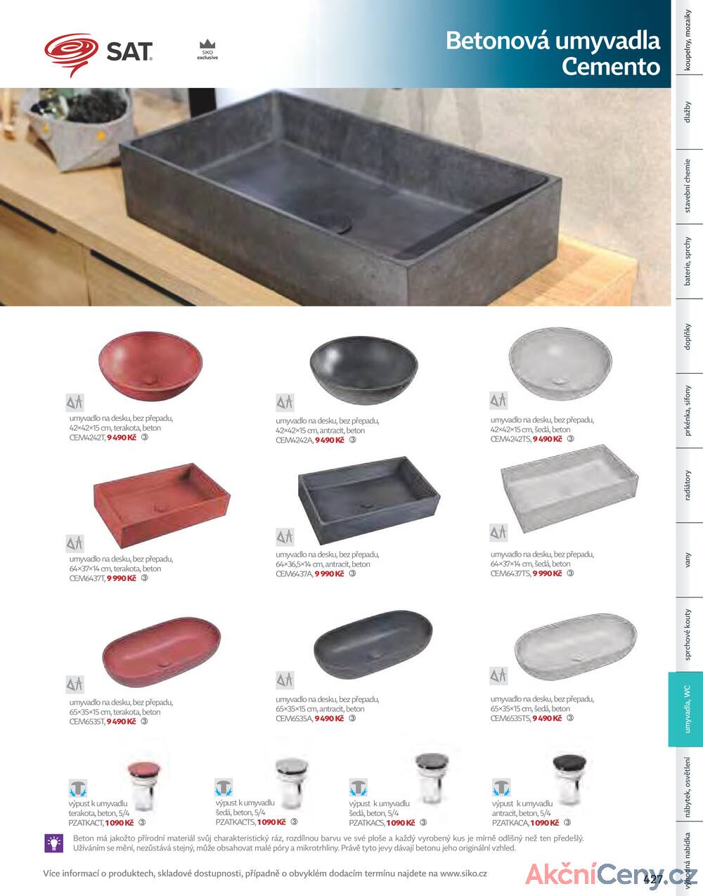 Leták Siko koupelny
platný do 31.12.2025 - strana 431