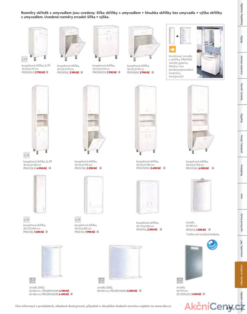 Leták Siko koupelny
platný do 31.12.2025 - strana 495