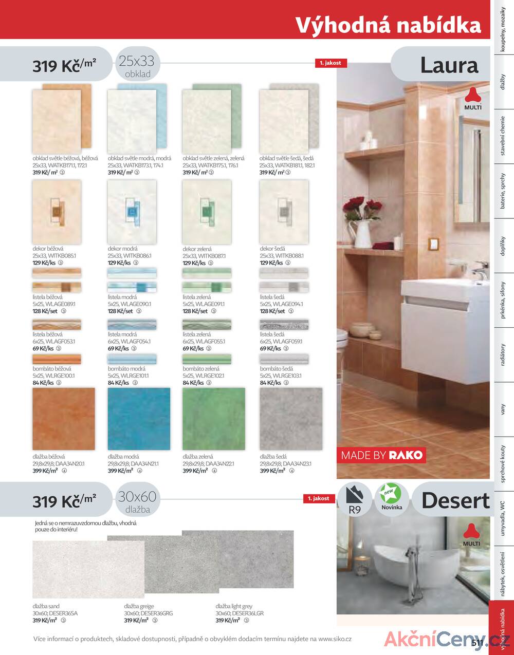 Leták Siko koupelny
platný do 31.12.2025 - strana 517