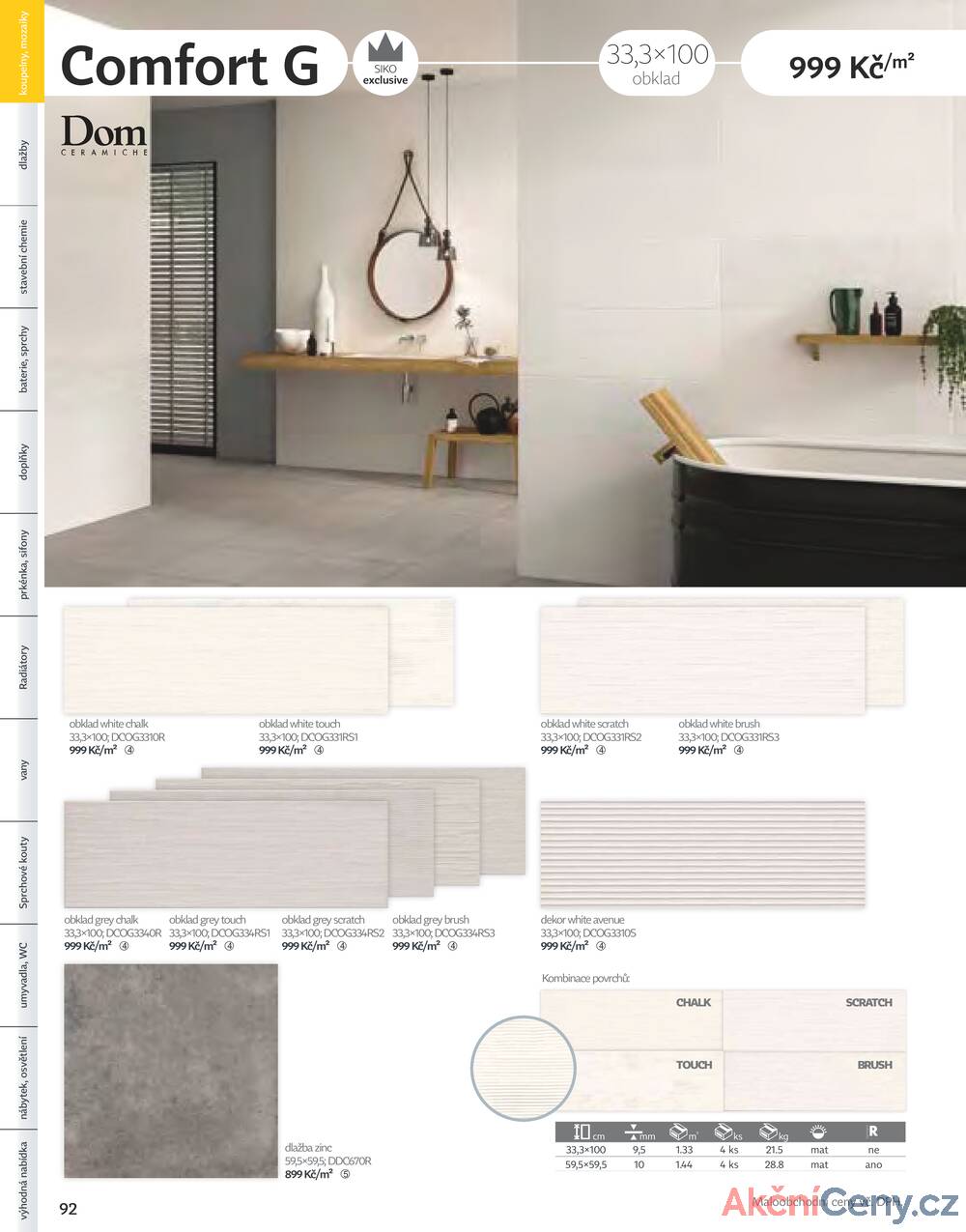 Leták Siko koupelny
platný do 31.12.2025 - strana 92