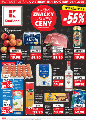 Leták Kaufland 15.1. - 21.1. - Kaufland - Kuřim