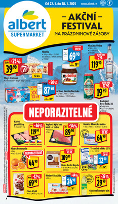 Leták Albert Supermarket Jihomoravský od 22.1. do 28.1.2025