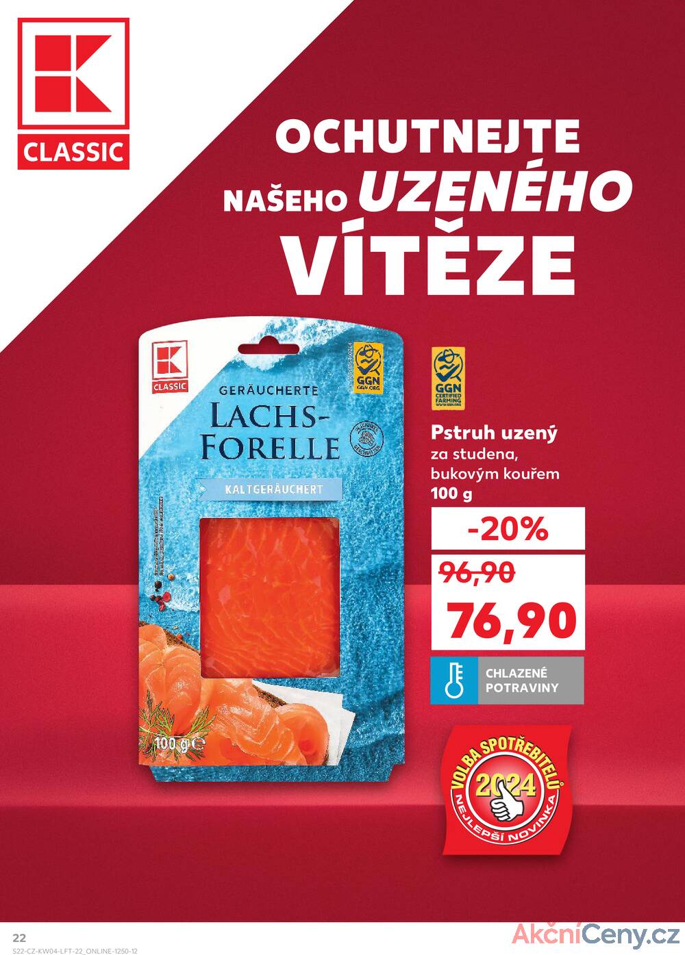 Leták Kaufland - Kaufland 22.1. - 28.1. - Kaufland - Prostějov (Olomoucká) - strana 22