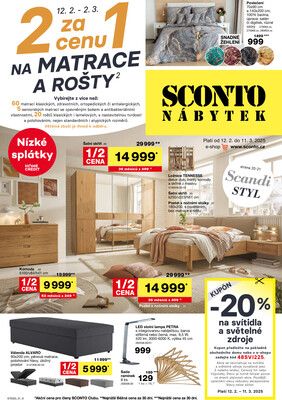 SCONTO Nábytek : 1 leták