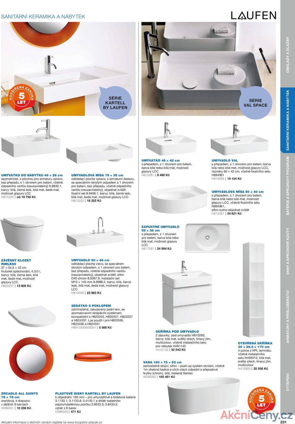 Leták Koupelny Ptáček
		  platný do 31.12.2025 - strana 231
