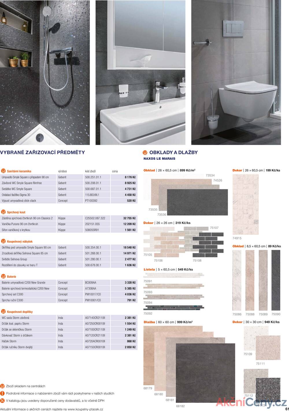 Leták Koupelny Ptáček
		  platný do 31.12.2025 - strana 61