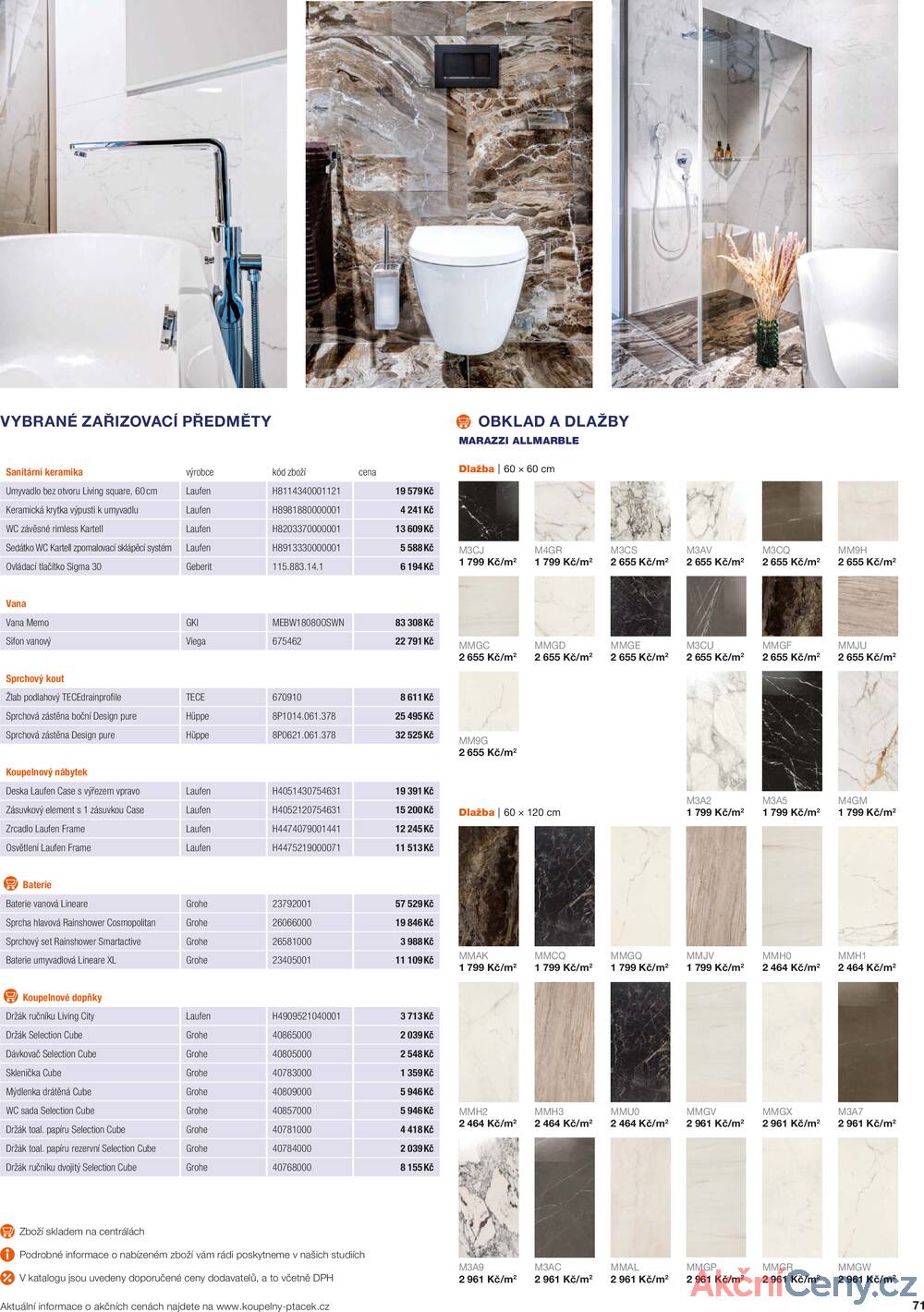 Leták Koupelny Ptáček
		  platný do 31.12.2025 - strana 71