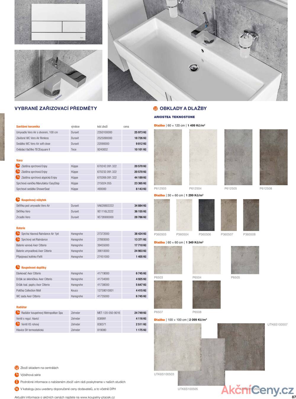 Leták Koupelny Ptáček
		  platný do 31.12.2025 - strana 87