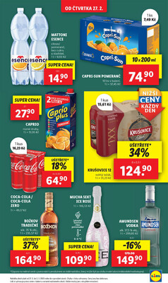 Lidl Čtvrtek od 27.2. do 2.3.2025