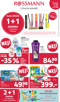 Leták Rossmann od 9.4. do 22.4.2025
