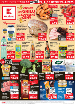 Leták Kaufland 22.4. - 29.4. - Kaufland - Olomouc - Štursova