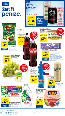 Tesco supermarkety od 30.4. do 6.5.2025