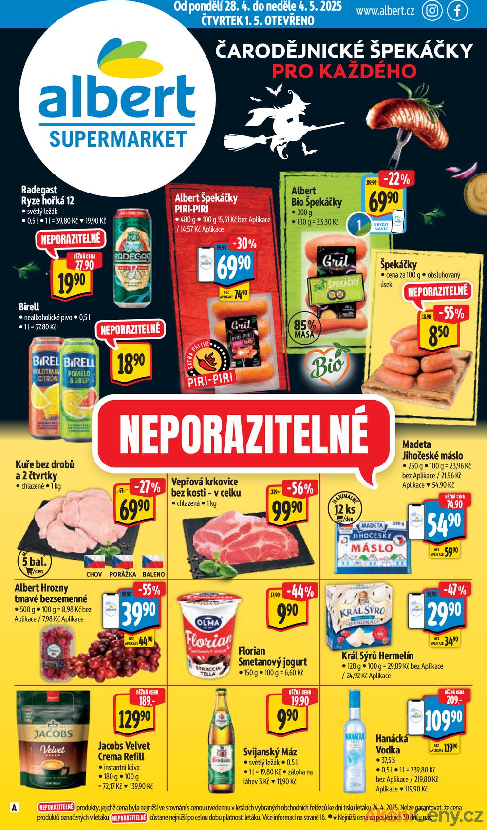Leták Albert - Albert Supermarket od 28.4. do 4.5.2025 - strana 1
