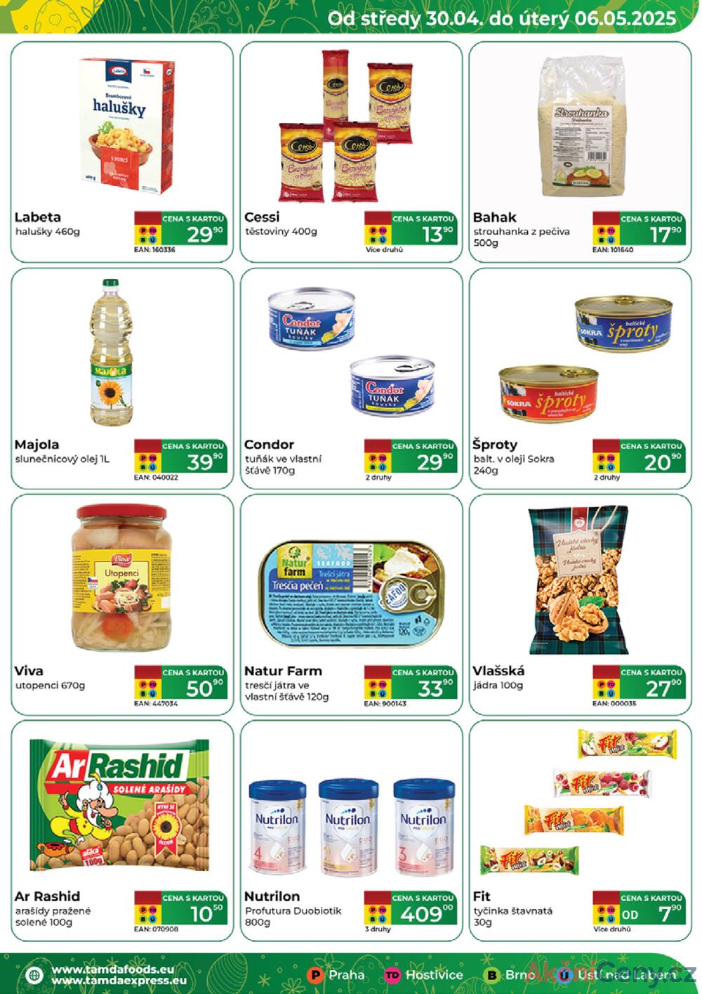 Leták Tamda Foods - Tamda Foods od 30.4. do 6.5.2025 - strana 3 Leták Tamda Foods - Tamda Foods od 30.4. do 6.5.2025 - strana 3