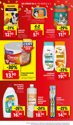Lidl Čtvrtek od 1.5. do 4.5.2025