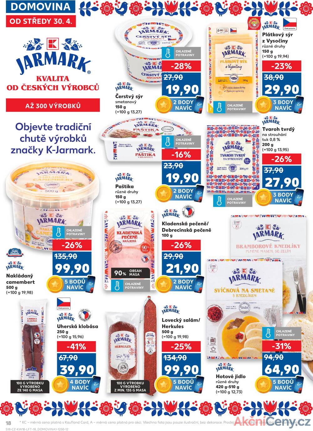 Leták Kaufland - Kaufland 30.4. - 6.5. - Kaufland - Třeboň - strana 18