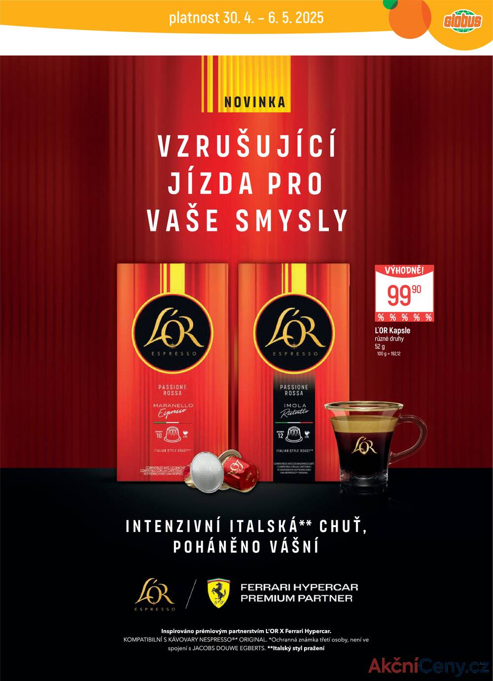 Leták Globus - Akční leták Globus 30.4. - 6.5.2025 - Globus Praha - Zličín - strana 25
